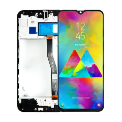 Tela Display Frontal para Samsung Galaxy M20 OLED Com Aro - imagem 1
