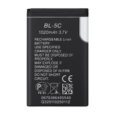 Bateria BL-5C 3.7V Para Nokia / Celulares Caixa de Som / GPS / Diversos Dispositivos - imagem 2