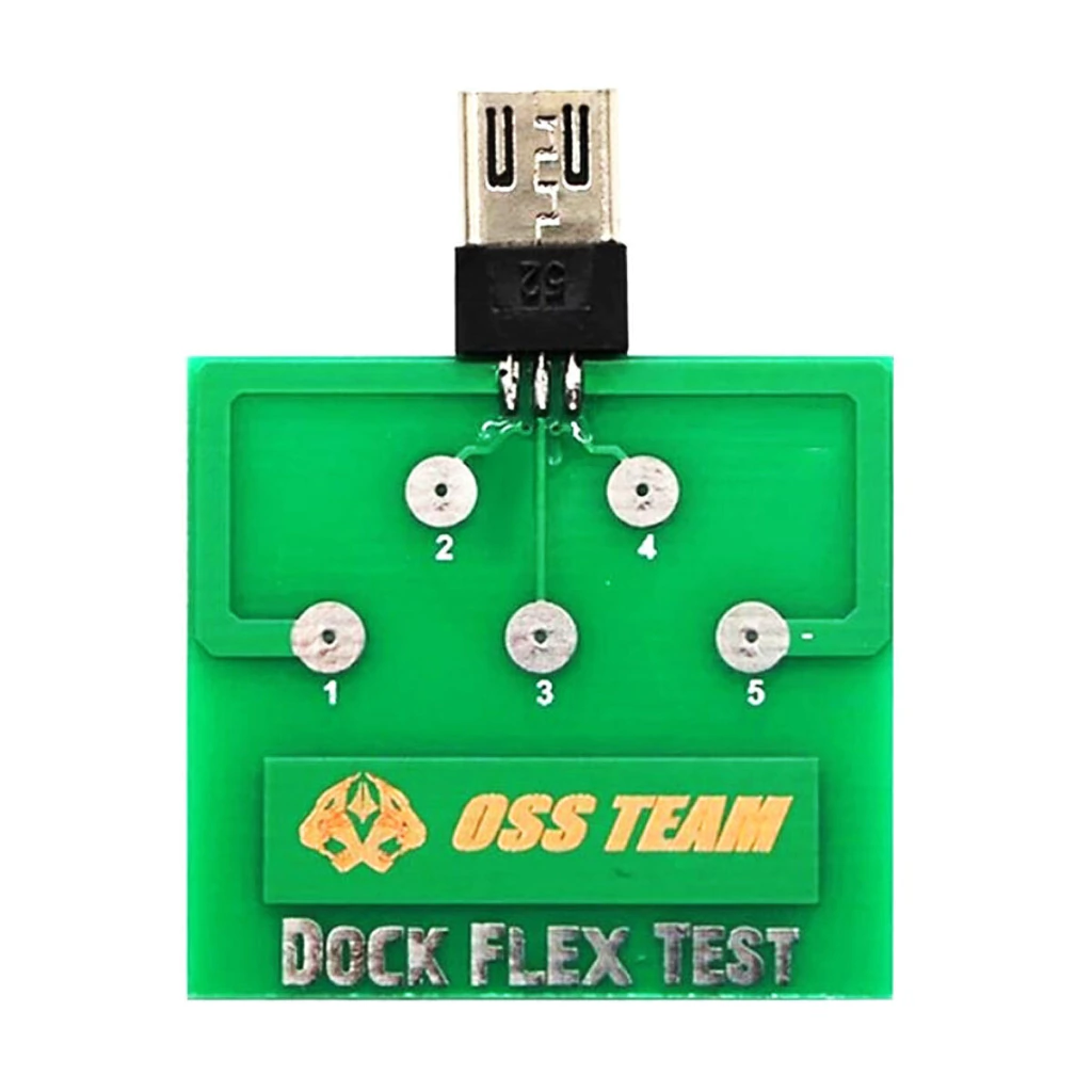 Dock flex placa para teste de funcionamento micro USB V8