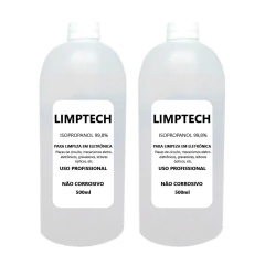 Kit 2 álcool isopropílico LimpTec 500ml (isopropanol) - imagem 1