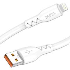 Cabo de dados USB x Lightning 6A 120W ultrarrápido X-Cell mod XC-CD-112 - imagem 3