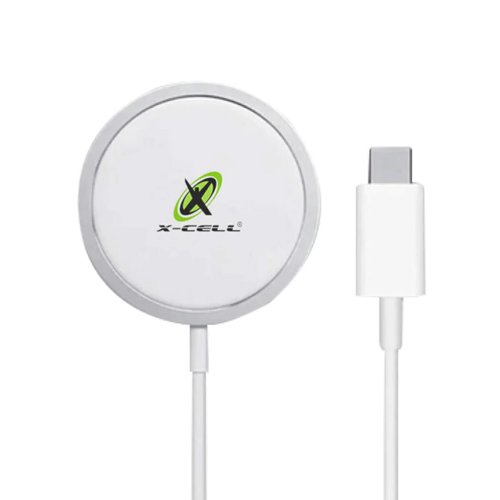 Carregador por indução magnético MagSafe c/ anel metálico X-Cell