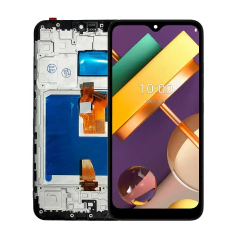 Tela Display Frontal para LG K22 Com Aro - imagem 1