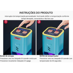 Lanterna lampada Usb para secagem de Cola UV PPD S-6 Pro - imagem 4