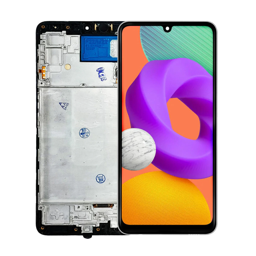 Tela Display Frontal para Samsung Galaxy M22 Orig China Com Aro