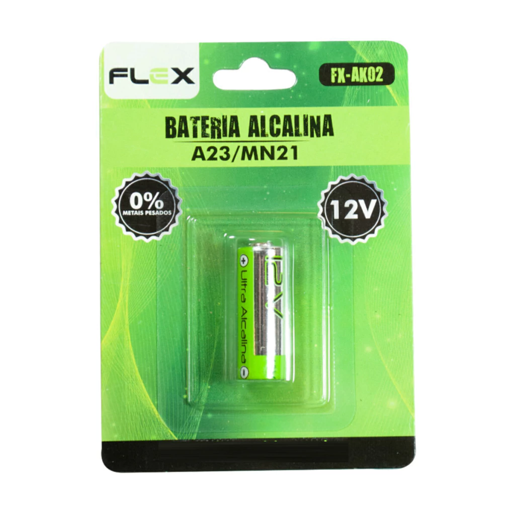 Pilha bateria 12v A23 Controle Portão Alarme Flex Gold