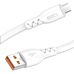 Cabo de dados USB x Tipo C 6A 120W ultrarrápido X-Cell mod. XC-CD-111 - imagem 3