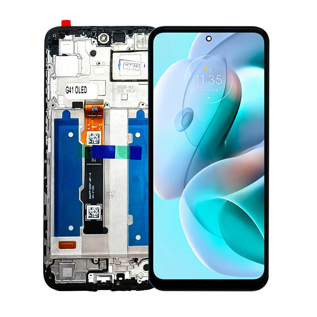 Tela Display Frontal para Motorola Moto G41 Oled Com Aro