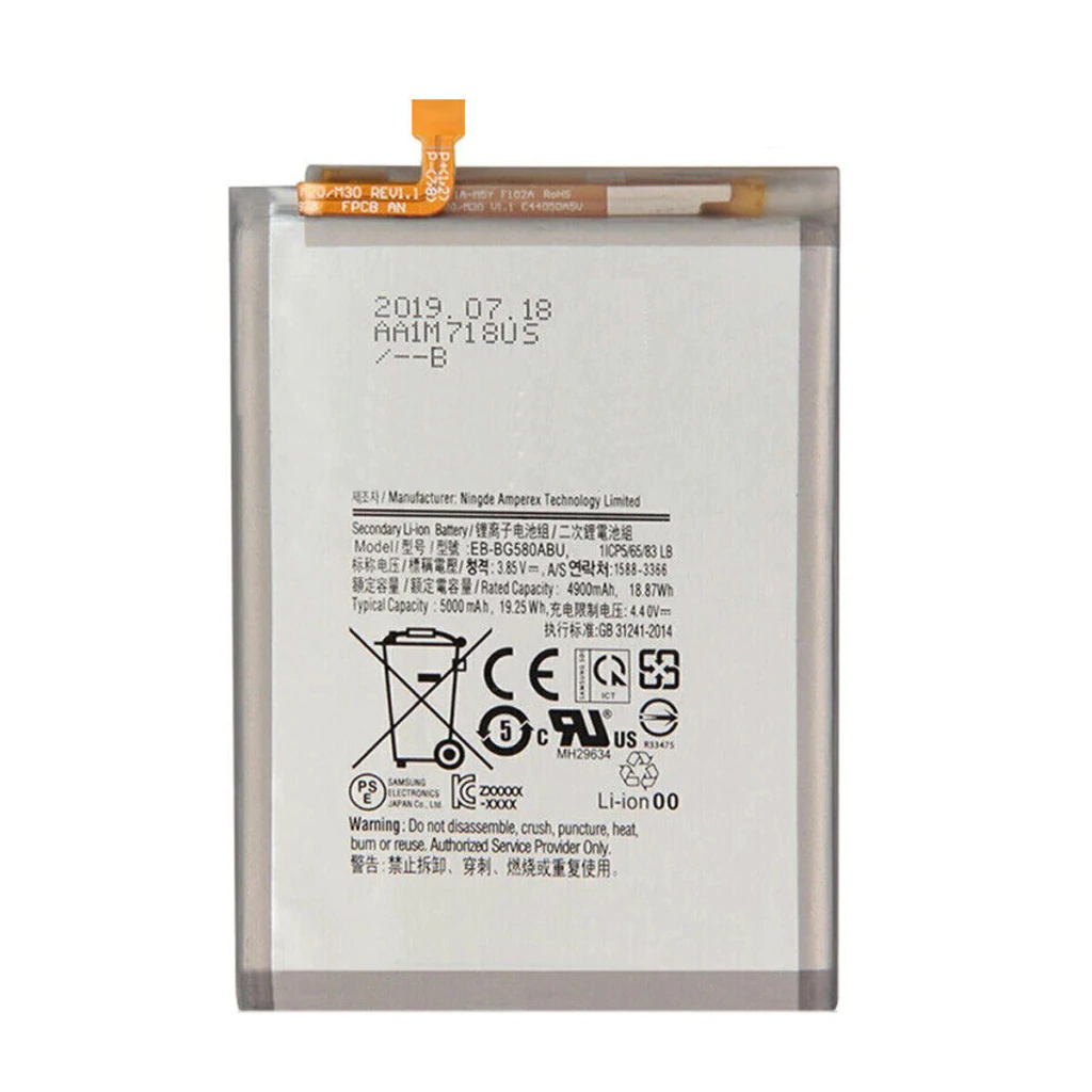 Bateria para Samsung Galaxy M20 M30 EB-BG580ABU