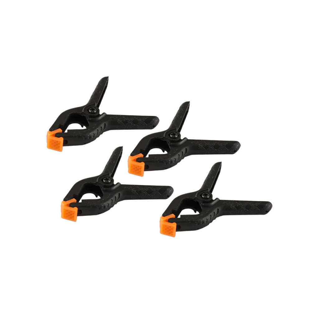 Jogo de 4 grampos multiuso com mola 2" - Western