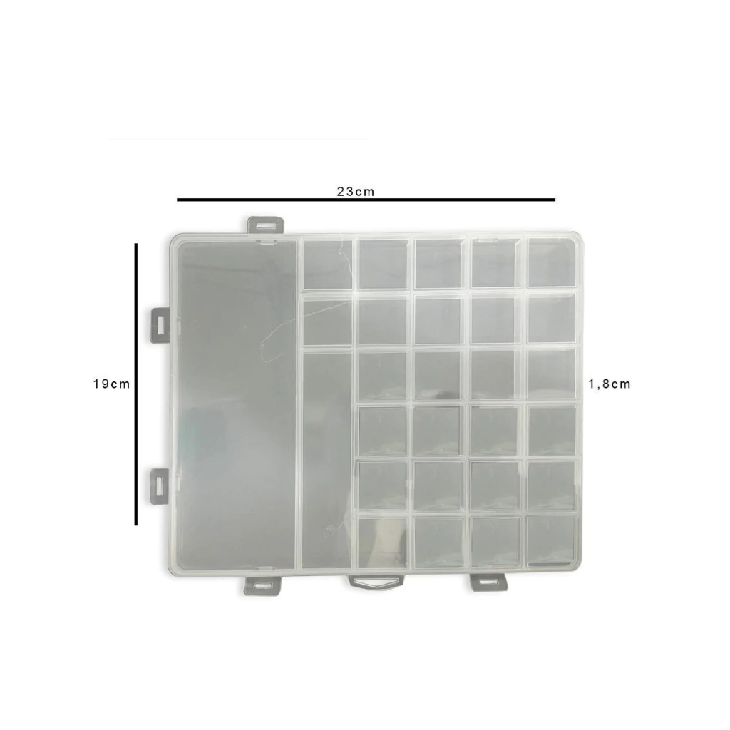 Caixa Organizadora X-Cell com 28 Compartimentos - Modelo XC-CO-07