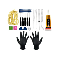 Kit de ferramentas + cola + pinça para manutenção de celular - imagem 2