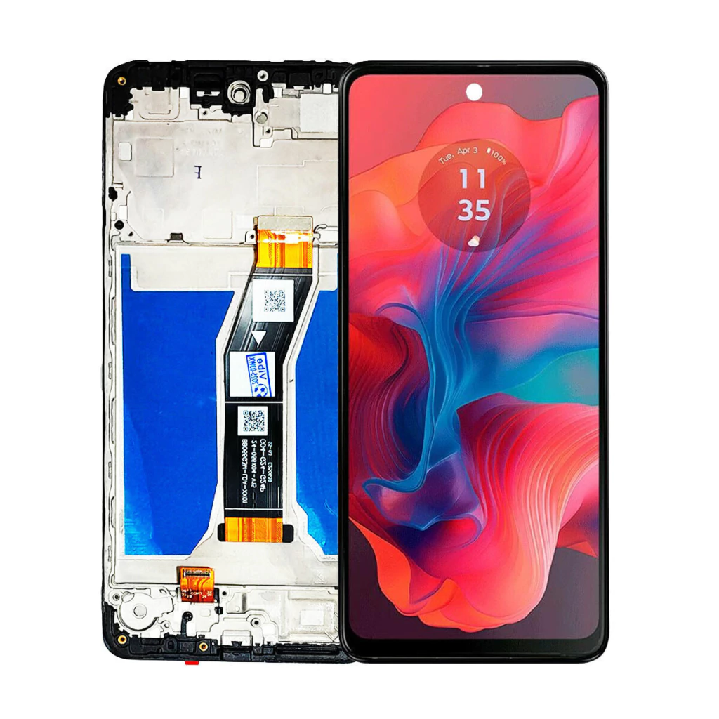 Tela Display Frontal para Motorola Moto G04 / G04s Com Aro