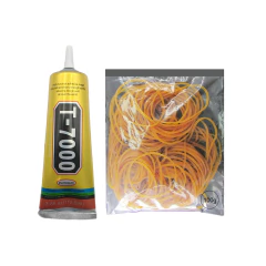 Kit elásticos liga + cola 110ml para manutenção em celular - imagem 1