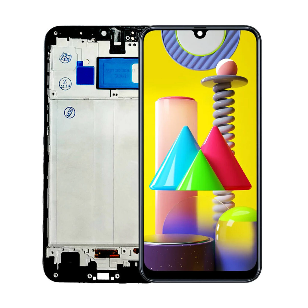 Tela Display Frontal para Samsung Galaxy M30 / M31 / M21s Com Aro OLED