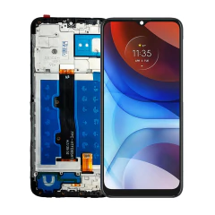 Tela Display Frontal para Motorola Moto E7 Power Com Aro Original - imagem 1