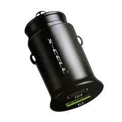 Carregador veicular ultra rápido 60w com entrada USB e entrada PD mod. XC-V17USB - imagem 9