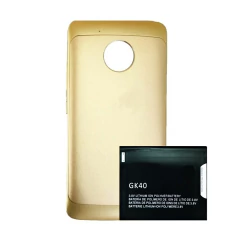 Kit tampa traseira + bateria Gk40 para Moto G5 Xt1672 - imagem 6