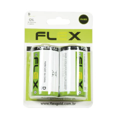 Pilhas Bateria D zinco Flex Gold com 2 unidades - imagem 3