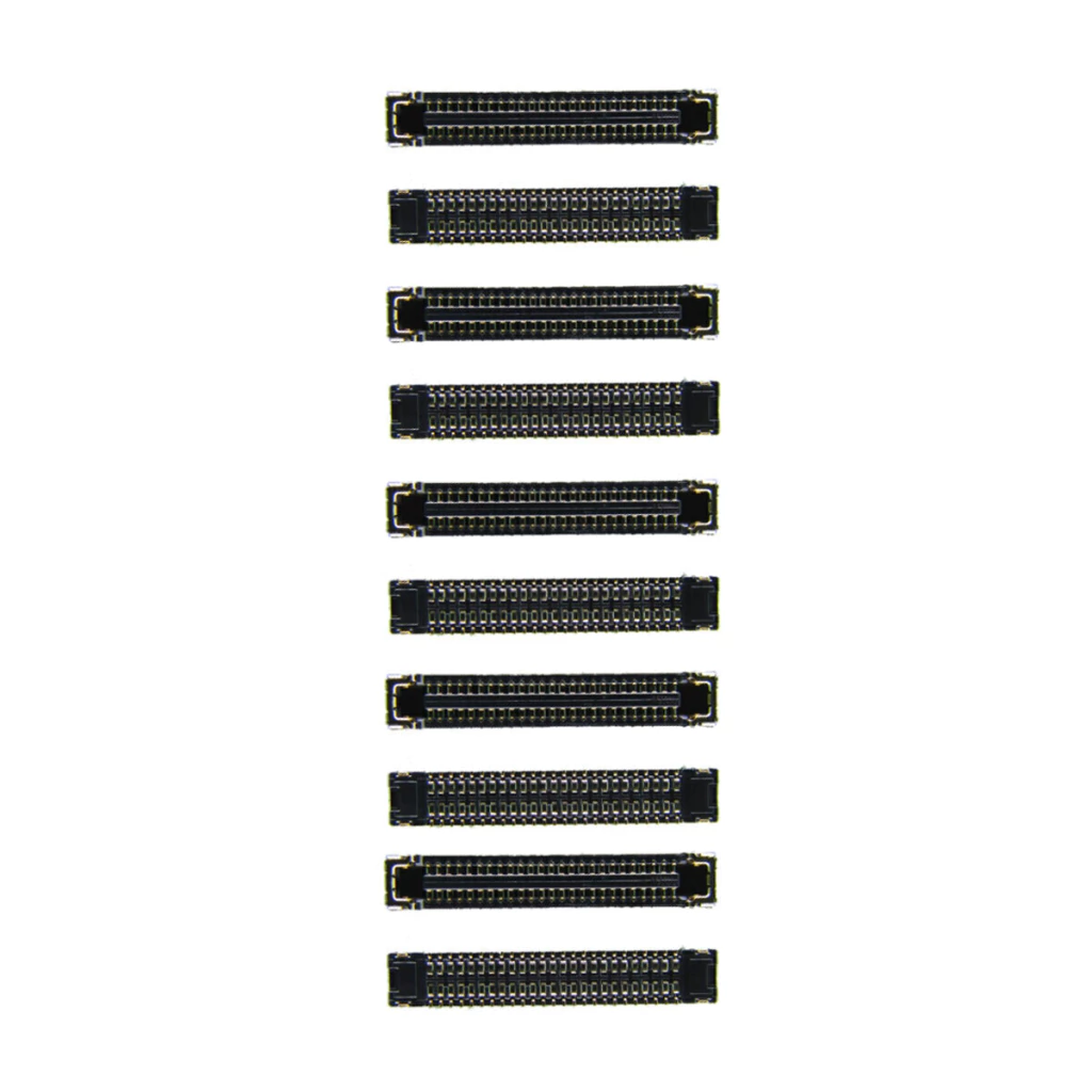 Kit com 10 conectores FPC board para Motorola Moto E6 Plus