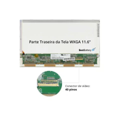 Tela 11.6" Led B116XW02 V.0 para Notebook - imagem 2