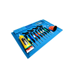 Kit de ferramentas + cola + manta para manutenção de celular - imagem 2