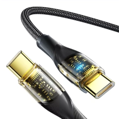 Cabo de dados tipo C x tipo C 60W 6A turbo XC-CD-116 - imagem 2