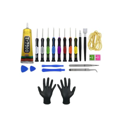 Kit de ferramentas 2811 + cola T7000 110ml Manutenção em Celular - imagem 1