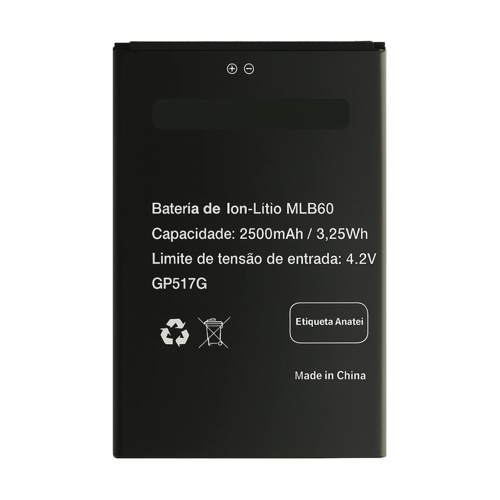 Bateria para Multilaser Ms60 Mirage 81s MLB60