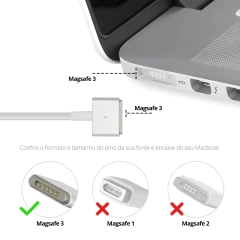 Fonte carregador para MacBook Pro 16 A2780 A2485 140W MagSafe 3 - BestBattery - imagem 4