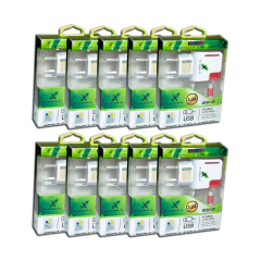 Kit com 10 un de carregador de celular ultra rápido v8 com 2 entradas USB X-Cell mod: XC-UR11 - imagem 1