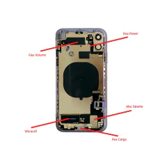Carcaça completa com flex e botões para iPhone 11 - imagem 13