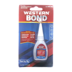 Super cola adesivo instantâneo Bond 10g - Western - imagem 3