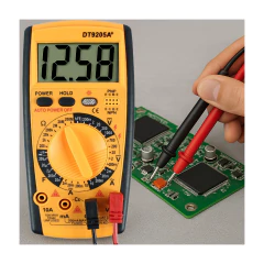 Multímetro capacímetro digital com 32 escalas DT9205A+ CAT II 1000V - imagem 2