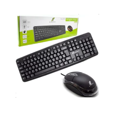 Kit teclado e mouse para computador notebook preto slim X-cell XC-CB-03 - imagem 1