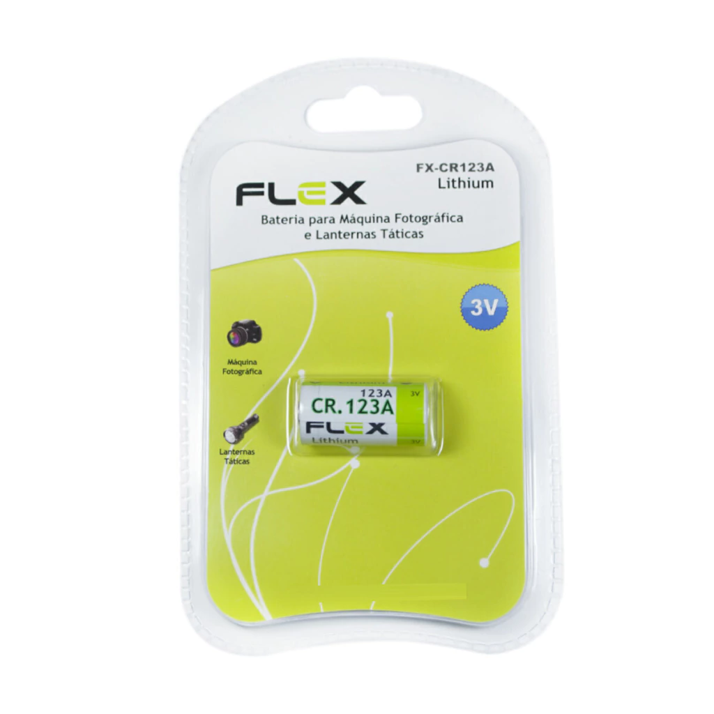 Bateria pilha sensor infra lithium photo CR123A 3v