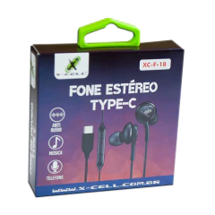 Fone de ouvido estéreo tipo-c X-Cell mod. XC-F-18 - imagem 2