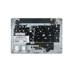 Teclado para notebook Samsung NP370 com top case - Prata - imagem 2