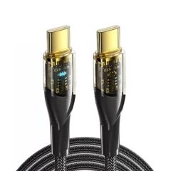 Cabo de dados tipo C x tipo C 60W 6A turbo XC-CD-116 - imagem 1