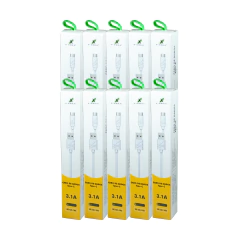 Kit com 10 cabos de dados USB-C x Tipo C 3.1A carrega rápido XC-CD-102 - imagem 9