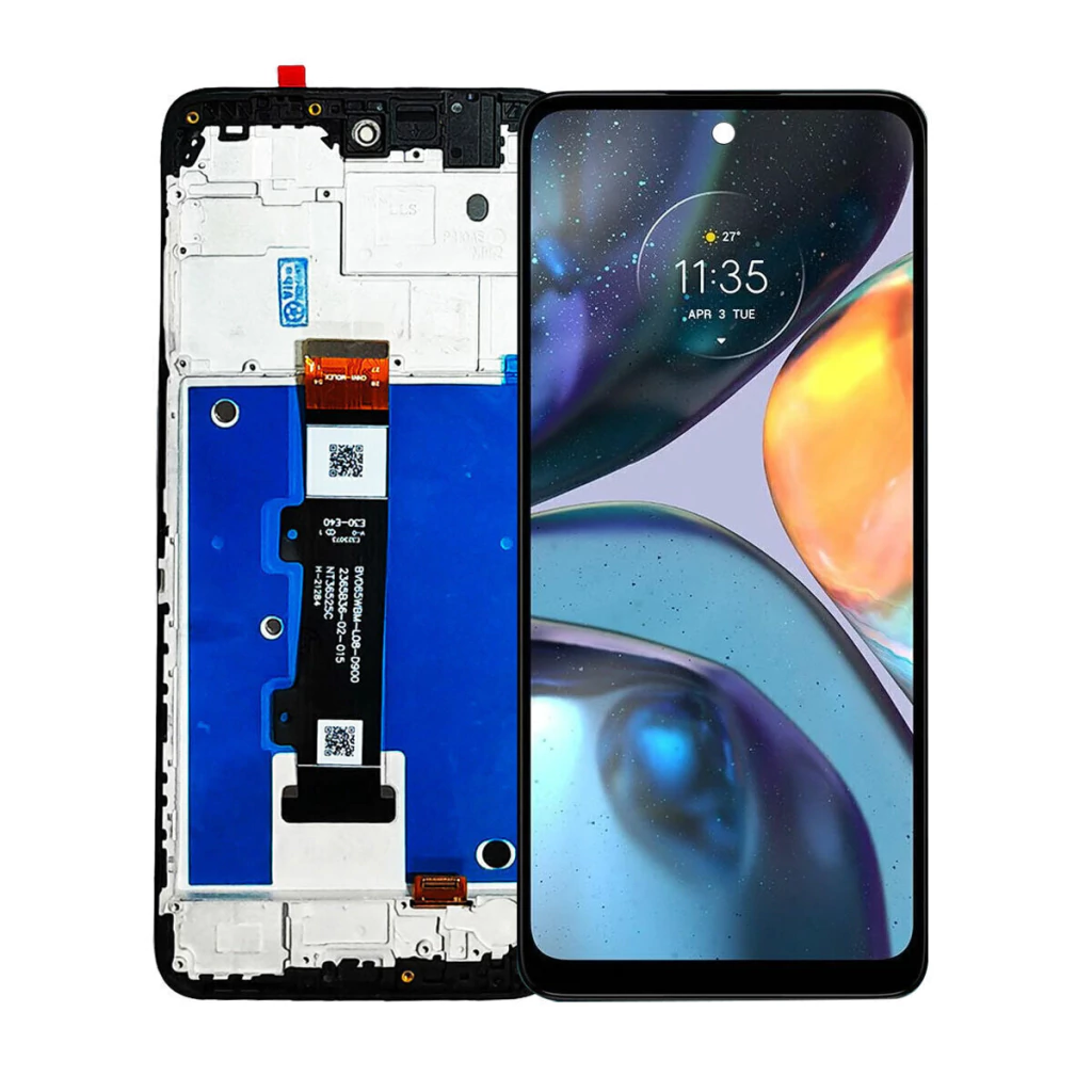 Tela Display Frontal para Motorola Moto G22 Com Aro