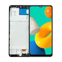 Tela Display Frontal para Samsung Galaxy M32 OLED Com Aro - imagem 1