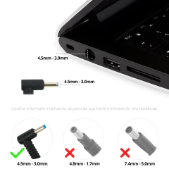 Fonte carregador para HP 240 245 246 250 255 G4 / G5 / G6 90W - BestBattery - imagem 6