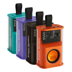 Caixa de som portátil Bluetooth 4.2 com led colorido X-Cell mod. XC-CP-300 - imagem 3