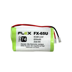 Bateria para telefone s/ fio tipo 74 ni-mh 600 mAh mod. FX-65U - imagem 2