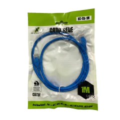 Cabo de rede CAT5SE 1 metro marca X-Cell - imagem 1