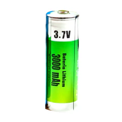 Bateria pilha 18500 recarregável Li-ion 3.7v 3000 Mah Flex Gold - imagem 2