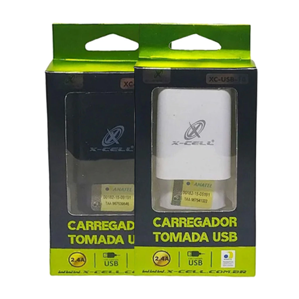 Fonte carregador tomada USB Turbo 2.4A XC-USB-10