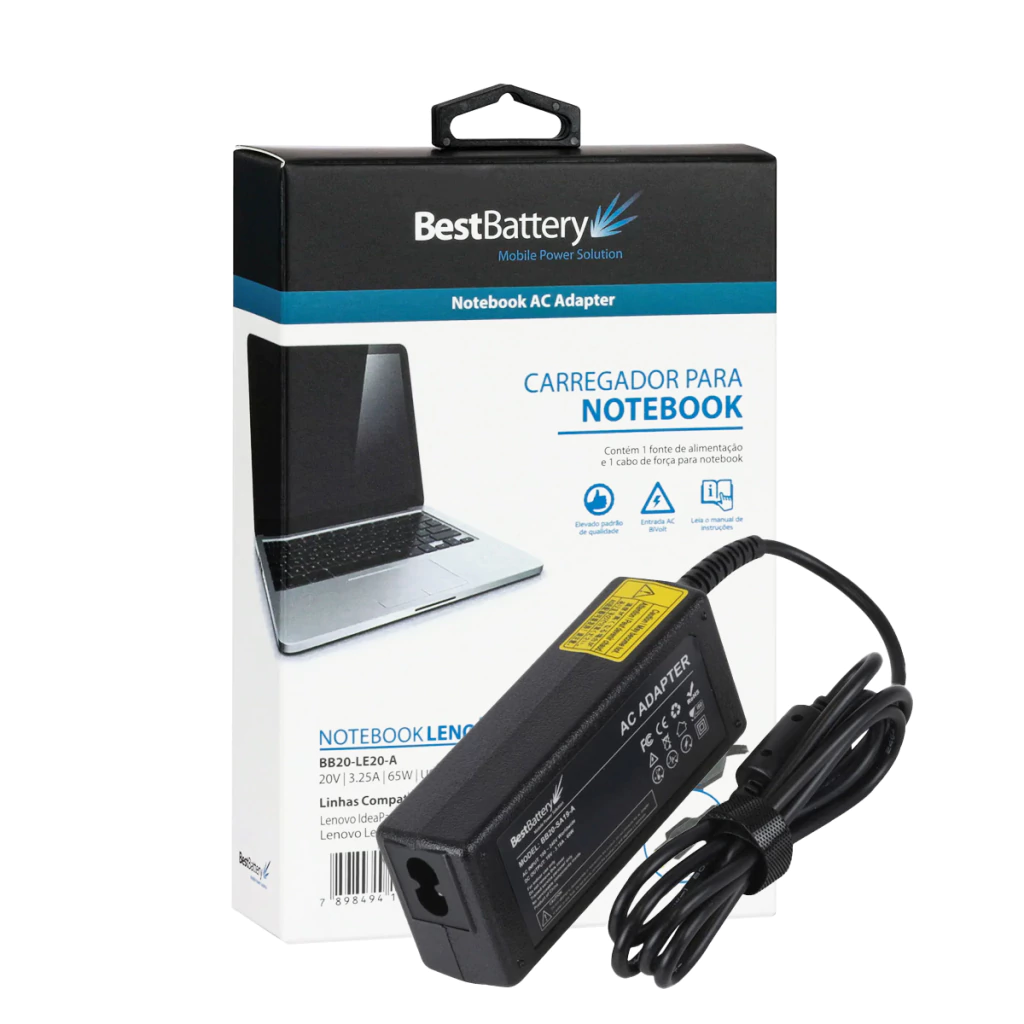 Fonte para Lenovo Ideapad / ThinkPad / X1 Carbon / Legion Y / Yoga 65W - BestBattery