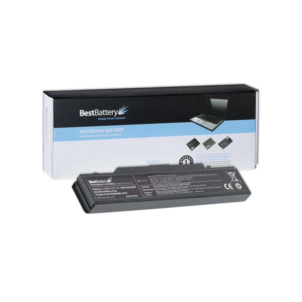 Bateria para notebook Samsung RV411 AA-PB9NC Preto 11.1V - BestBattery
